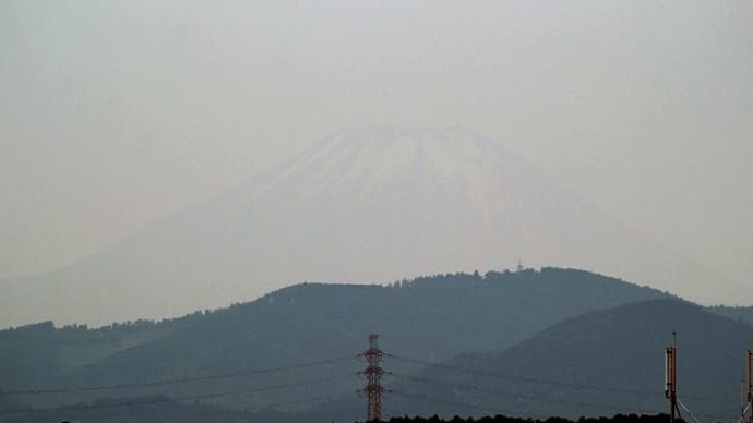 今朝の富士山(2022/06/20)