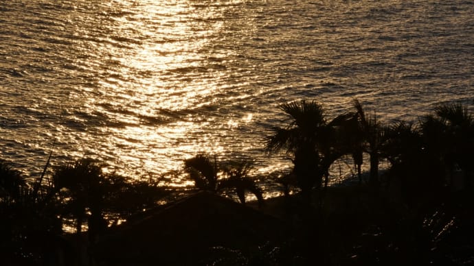 美しき東シナ海の夕暮れ