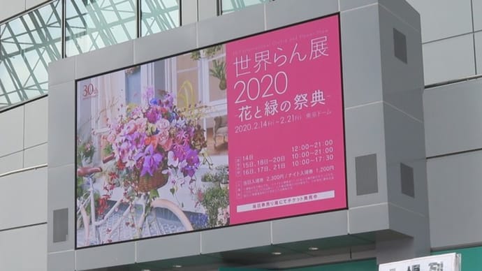 世界らん展2020－花と緑の祭典ー