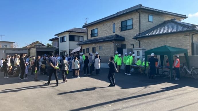 自治会防災訓練🚒