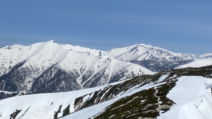 残雪期 抜戸岳後編