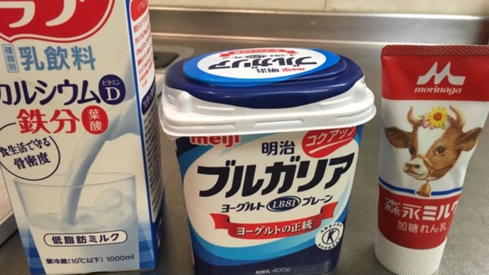 フローズンヨーグルト(^.^)練乳牛乳ヨーグルト