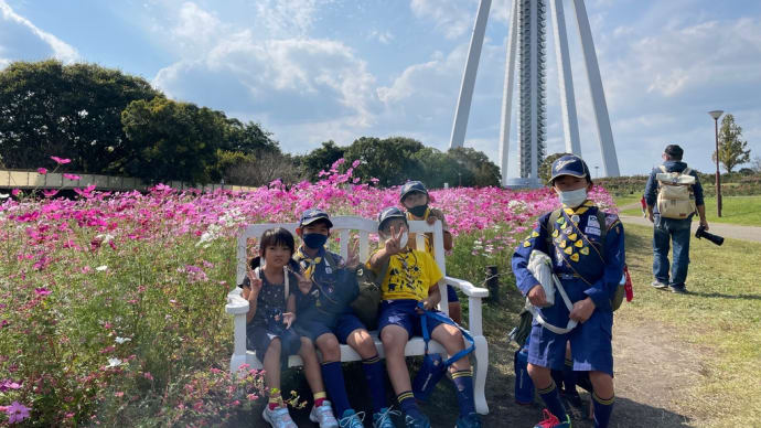 カブ隊活動報告 22年10月24日 サイクリング