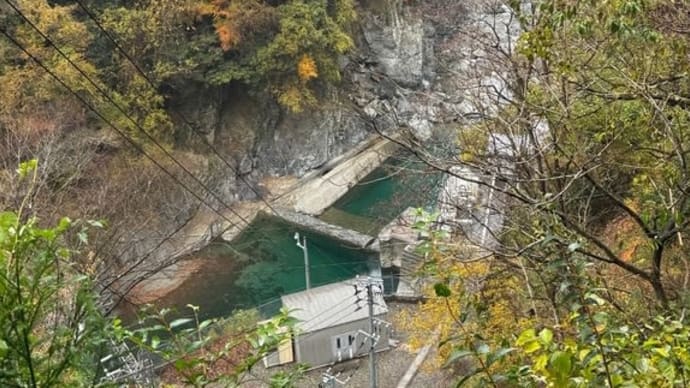 険道の旅 徳島県道32号「出合取水ダム」「一宇発電所」〔徳島県三好市〕