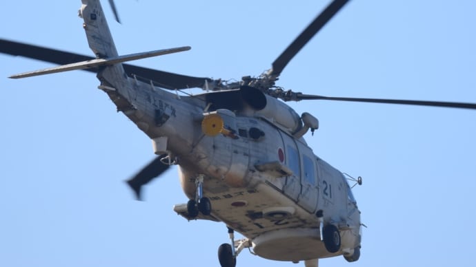 SH-60K 哨戒ヘリコプター 海上自衛隊の主力哨戒ヘリコプター 小月航空基地にて