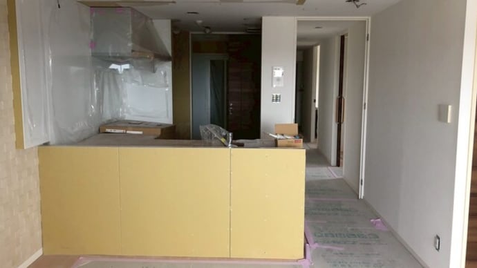 マンションリノベの様子