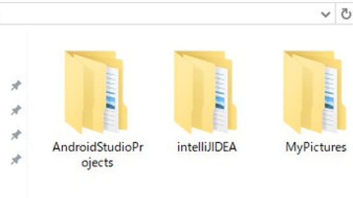 IntelliJ IDEAのホルダーとプロジェクトの関係。