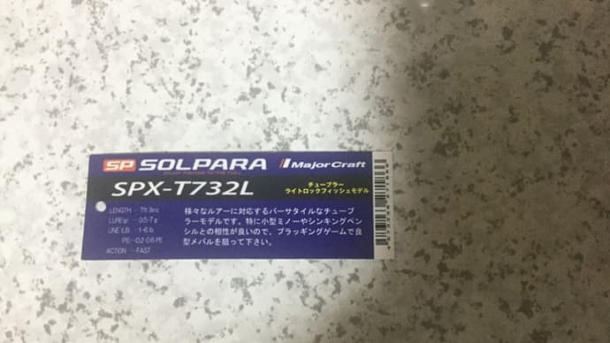 メバリング用ライトタックル購入