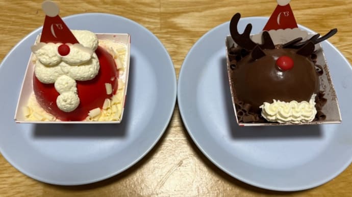 一日早いクリスマスケーキ。