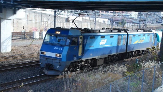 EH200-6【横須賀線脇貨物線:矢向小倉陸橋より】 2019.12.25