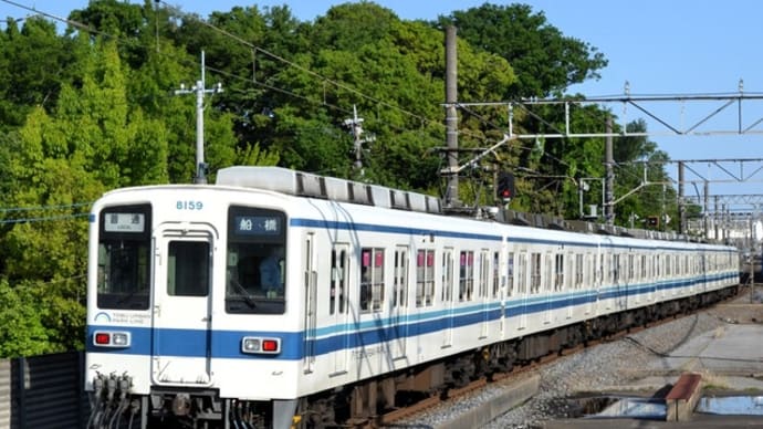 東武 新柏(2025.5.8) 8159F 普通 船橋行き