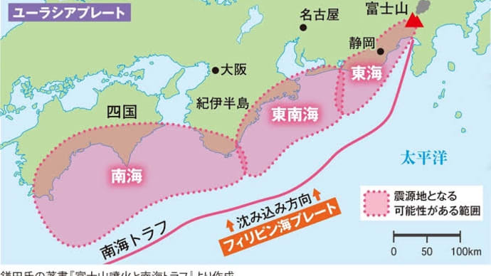 南海トラフが起きたら,かなりやばいです。