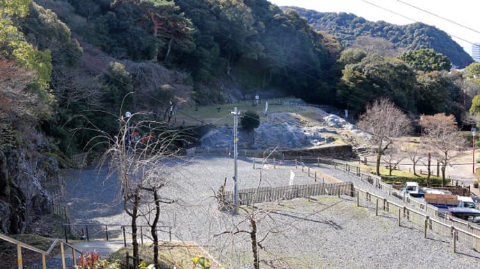 岐阜公園　織田信長公居館跡　