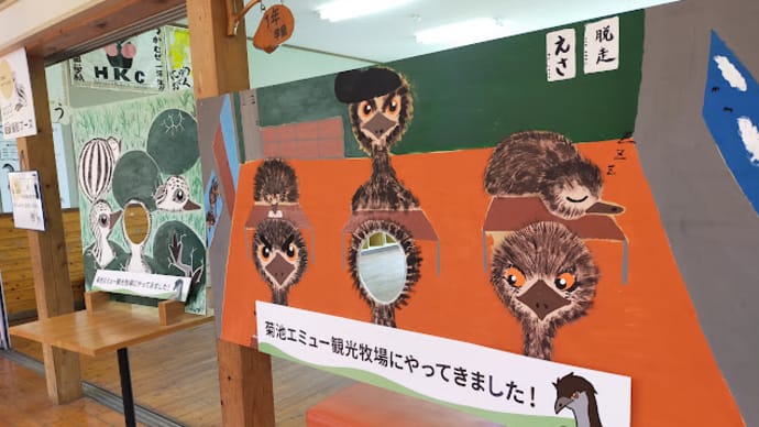 エミューに会いに菊池まで~熊本県菊池エミュー観光牧場