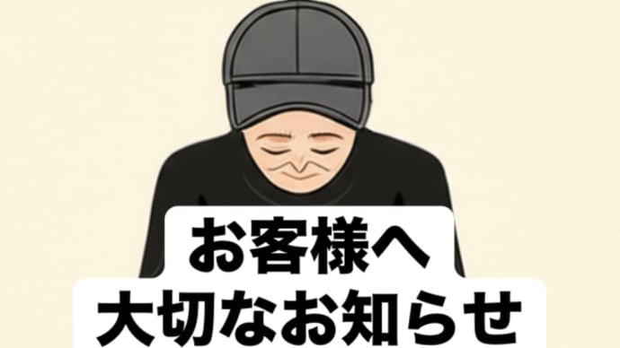 お客様へ 令和7年5月18日