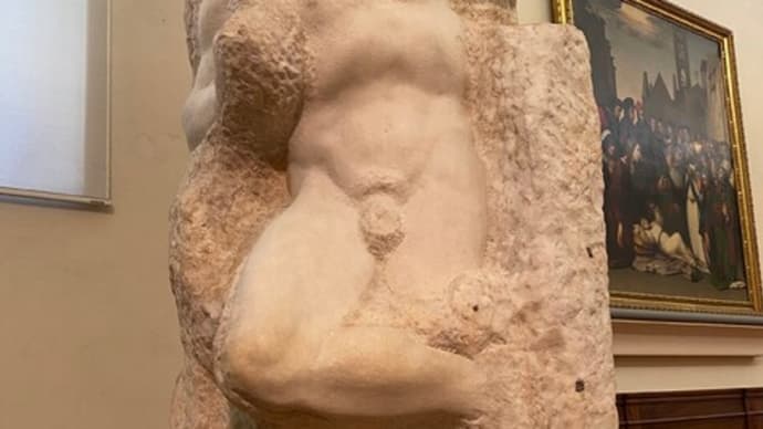 湧き上がってくる感動　アカデミア美術館　ミケランジェロ　フィレンツェ