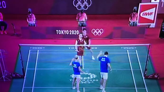 東京オリンピック バドミントン初戦・渡辺東野ペアとあかねちゃん