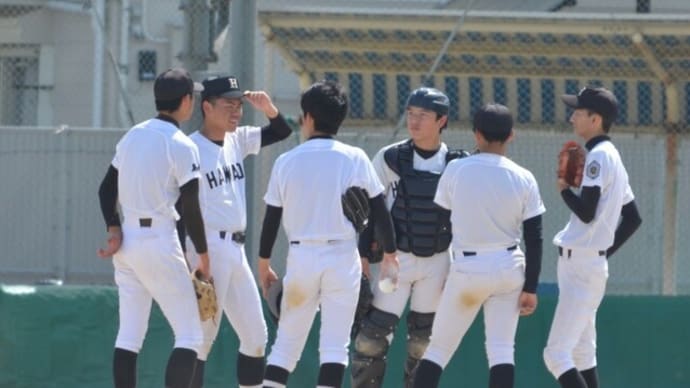 4月19日㈯、vs崇徳高等学校さんと練習試合を行いました