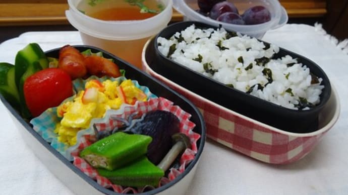 野菜スープのお弁当と、はーちゃん