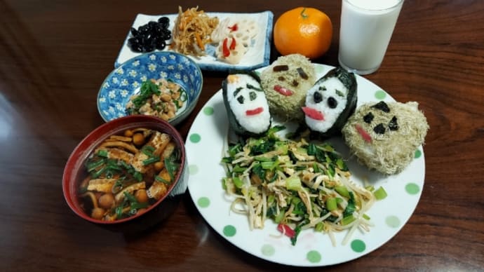 今日の朝ごはん
