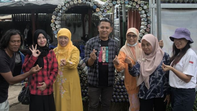 コンポストバック普及講習会を開催! in Lombok
