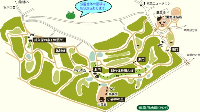 舞岡公園 帰りはいつもと違う道を