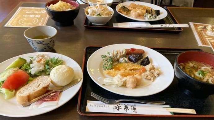 朝風呂&朝食バイキング