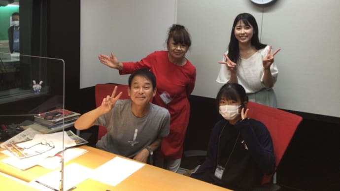 RCCラジオごぜん様さま生出演に孫同行