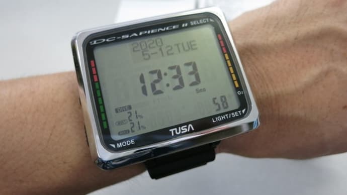 TUSA.IQ-850極上中古ダイブコンピュータが入庫しました