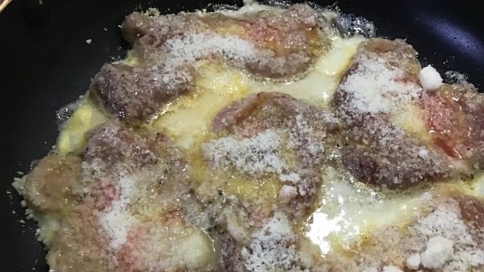 ポークピカタで晩御飯