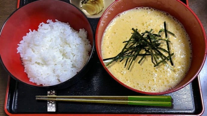とろろ汁 ~白ご飯と漬物があれば簡単定食~
