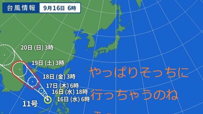 台風11号