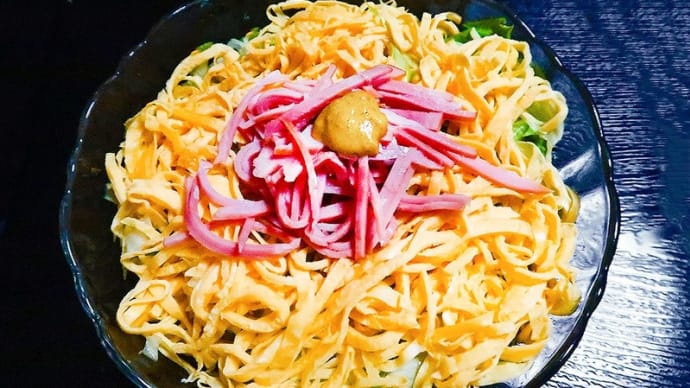 冷やし中華 ~圧倒的に材料不足でも初志貫徹~