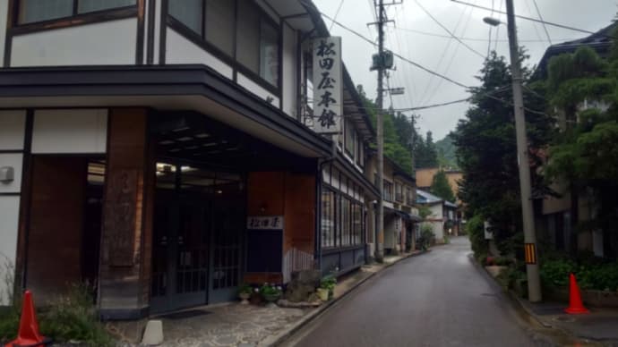 台温泉の約100年前の鳥瞰図!