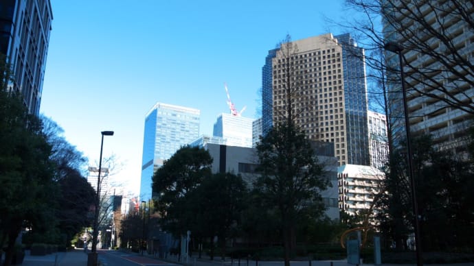 1月の麻布台ヒルズ:六本木麻布通り交差点から六本木一丁目地区内へ PART2