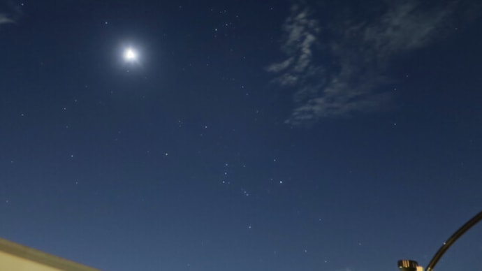 都内の冬の星座