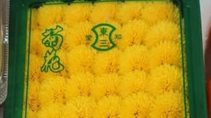 菊の花が美味しかった