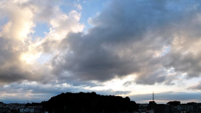 09月03日 雲の流れが早め。