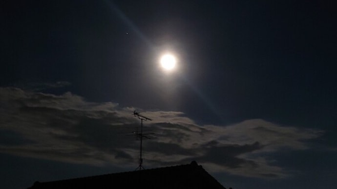 満月🌕輝く