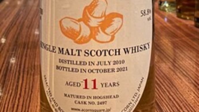 ACORN'S CASK STRENGTH SELECTION / LOCH BRORA 11YEARS(JULY2010-OCT2021) 700ml,58.8%