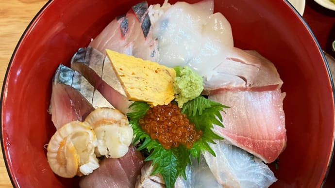 寿司割烹 郷味@笠岡「海鮮丼セット」
