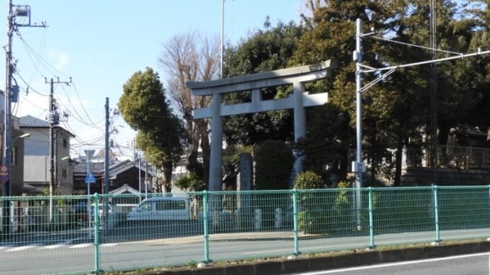 代田村の鎮守であった「代田八幡神社」