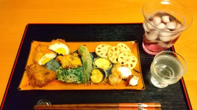 夕食とひやおろし