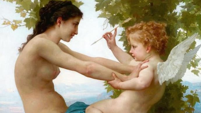 【Relaxing Healing and Art】ウィリアム・ブグロー William Bouguereau(Young Girl Defending Herself Against Eros )