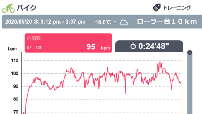 今日はサイクリングでお茶濁し