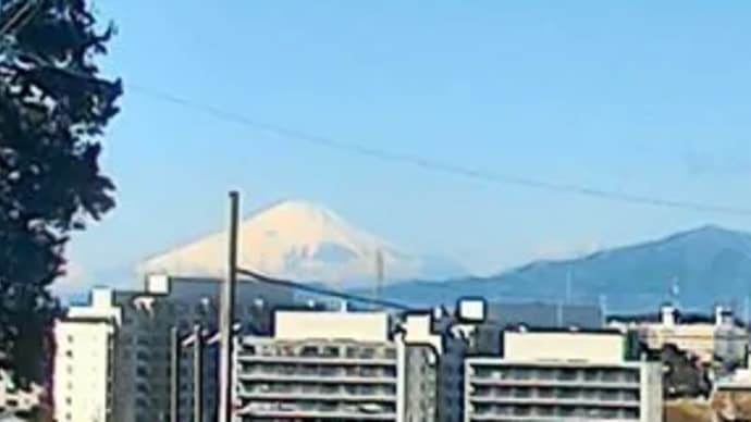 富士 きれいに見えます 暖かい!!!!!!!!