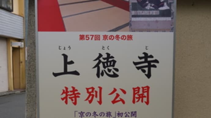 非公開文化財特別公開「京の冬の旅」。家康ゆかりの寺、初公開の「上徳寺」へ