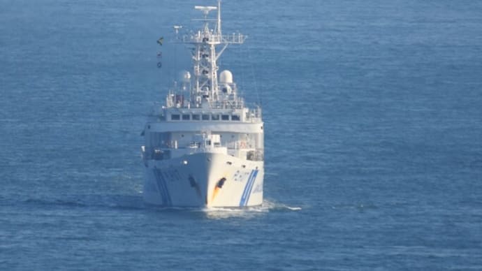 海上保安庁 ヘリコプター1機搭載型巡視船『せっつ』(PLH07)　海峡航行