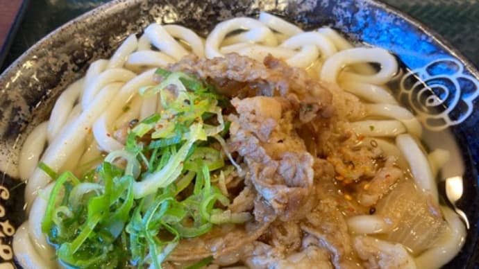 讃岐うどんはなまるで牛肉うどん