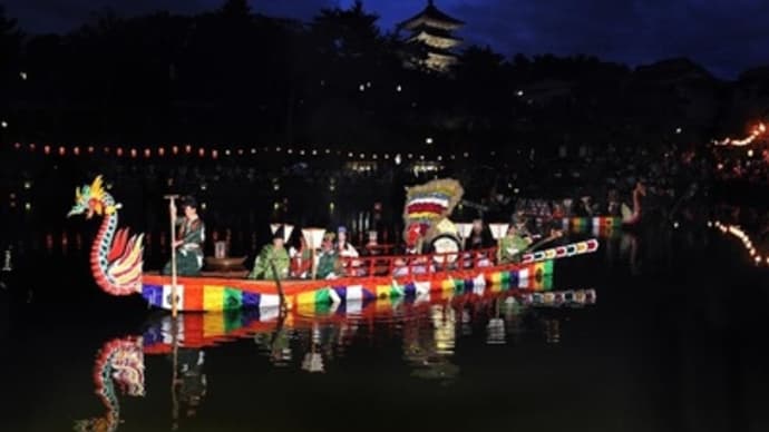 名月の日に毎年行われている采女祭・・・・